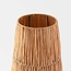 Lampadaire Plecta en raphia fait main - 140 cm
