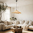 Suspension en rotin Kalina, couleur naturelle