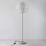 Lampadaire Zhuo avec abat-jour en lin - beige