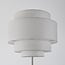 Lampadaire Zhuo avec abat-jour en lin - beige
