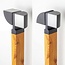 Lampe d'extérieur sur pied Xenia aspect bois à LED intégrée
