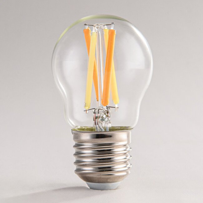 Ampoule E27 intelligente Wi-Fi avec app Tuya, Ø45mm, 4.9W, 2700-6500K, dim-to-warm