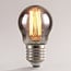 Ampoule filament LED E27 3 niveaux 4,5 watts, verre fumé, 45 mm