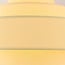 Suspension Zavon - abat-jour en tissu superposé, beige crème
