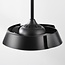 Ventilateur de plafond Ventu avec LED intégrée et télécommande - noir
