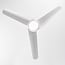 Ventilateur de plafond Angin avec LED intégrée et télécommande - blanc