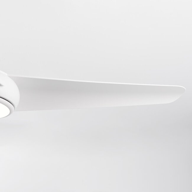 Ventilateur de plafond Angin avec LED intégrée et télécommande - blanc