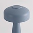 Lampe champignon rechargeable Soma bleu clair avec variateur tactile et température de couleur réglable