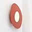Applique murale Malina en rouge terre cuite avec forme organique