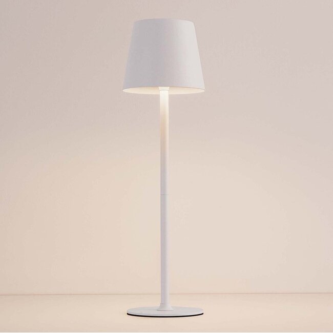 Lampe de table sans fil Silo avec lumière dimmable et réglable - blanc