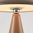 Lampe à poser rechargeable Ariso avec variateur tactile et lumière réglable - taupe
