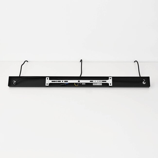 Suspension moderne Nobles noir avec métal doré, 3 lumières