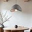 Suspension Wabi Sabi Cemento effet pierre gris - 60 x 47 cm