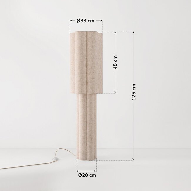 Lampadaire Japandi Hika lin