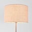 Lampadaire Avana beige avec abat-jour en lin