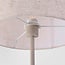 Lampadaire Avana beige avec abat-jour en lin