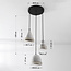 Suspension Wabi Sabi à 3 lumières Riva – Aspect ciment