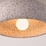 Plafonnier Wabi Sabi Zenro - terrazzo blanc et détail or rose