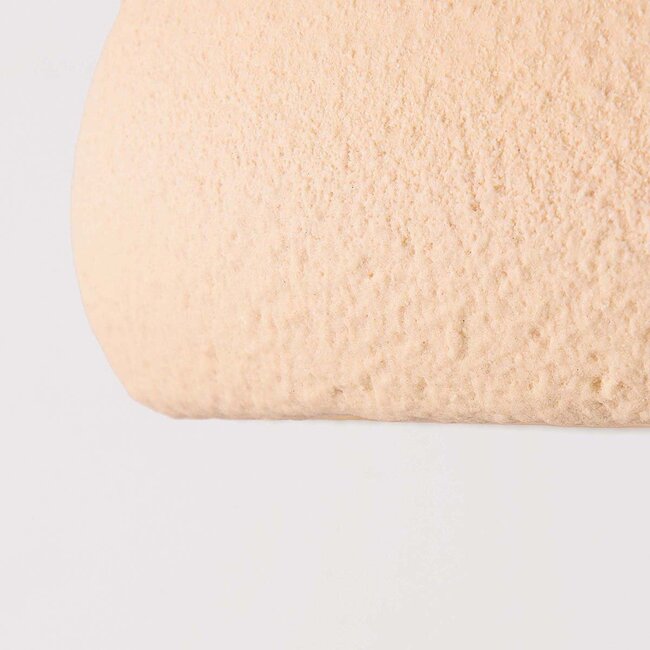 Plafonnier Wabi Sabi Zenro - beige sable et détail or rose