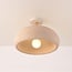 Plafonnier Wabi Sabi Zenro - beige sable et détail or rose