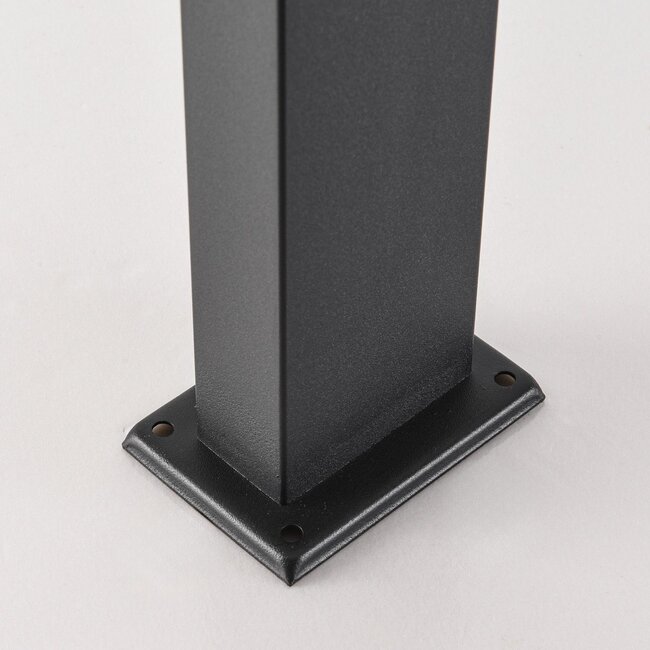 Lampe d'extérieur sur pied Simone anthracite avec détecteur - 100 cm