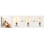 Lampe suspendue design Seluna avec trois anneaux à 3 niveaux de gradation