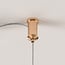 Lampe suspendue design Seluna avec trois anneaux à 3 niveaux de gradation