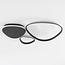 Plafonnier design Mirana 3-step dimmable - noir