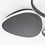Plafonnier design Mirana 3-step dimmable - noir