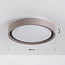 Plafonnier Ricardo en taupe à LED intégrée Ø31 cm, variateur à 3 niveaux