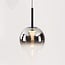 Suspension Drop à 3 lumières - verre fumé, LED intégrée, variateur à 3 niveaux