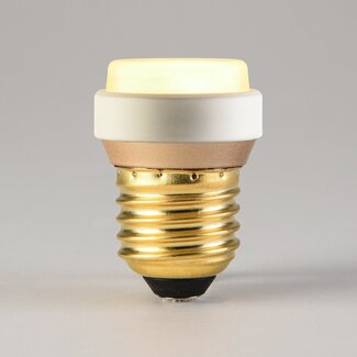 Ampoule LED E27 3,5 W, Ø 35 mm avec anneau blanc, dimmable à 3 étapes, 2700 K - Pico