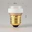 Ampoule LED E27 3,5 W, Ø 35 mm avec anneau blanc, dimmable à 3 étapes, 2700 K - Pico