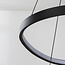 Dimmable design à 3 étapes Nivara avec double anneaux LED en noir