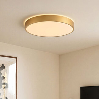 Plafonnier moderne Gorila doré avec LEDs dimmable à 3 étapes