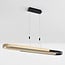 Suspension Lilia - noir et doré avec LED à intensité variable sur 3 niveaux