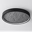 Plafonnier 3 lumières Cercul dimmable - effet pierre noir et gris Ø40, 18W