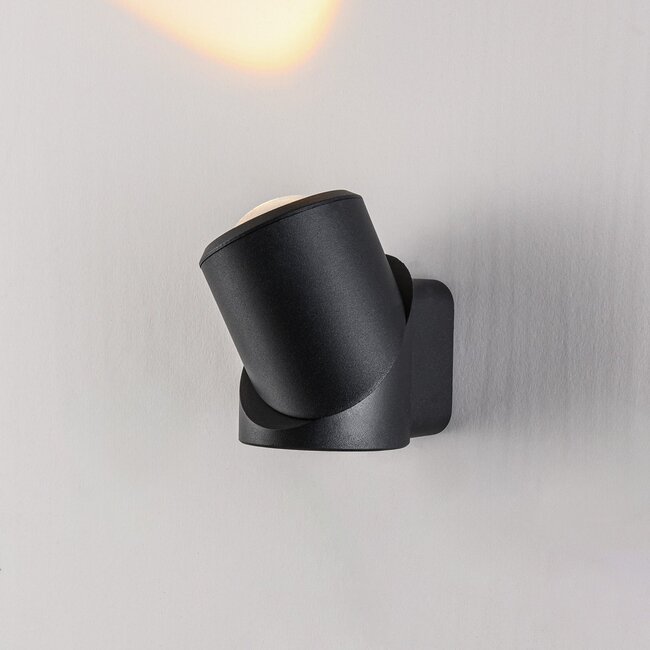 Applique d'extérieur Savia LED réglable en noir