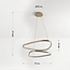 Design suspension Nivara avec LED intégrée, dimmable à 3 étapes - beige sable