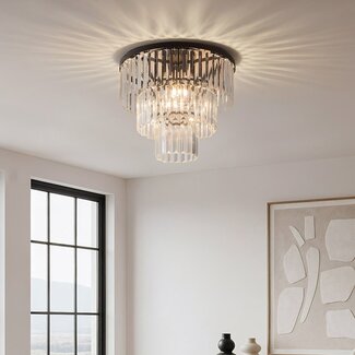 Plafonnier luxueux avec verre transparent - Royce