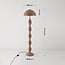 Lampadaire design Mura en métal taupe chaud