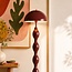 Lampadaire design Mura burgundy (rouge foncé) en métal
