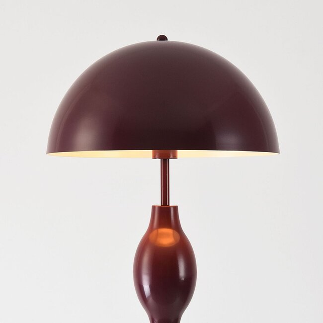 Lampadaire design Mura burgundy (rouge foncé) en métal