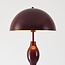 Lampadaire design Mura burgundy (rouge foncé) en métal