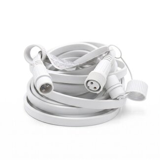 Intermédiaire de rallonge pour guirlande guinguette raccordable en blanc