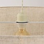 Suspension Cavallo 2 couches avec abat-jour en lin - beige