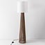Lampadaire Papira avec abat-jour blanc