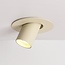 Spot encastré orientable en beige Ø10 cm