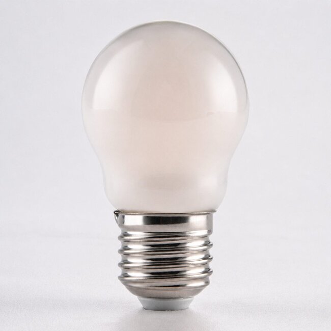 Lampe LED E27 dimmable à 3 étapes Ø45 avec verre blanc laiteux 4,5W 2700K