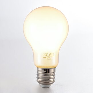Ampoule LED E27 Ø60 dimmable à 3 étapes avec verre blanc laiteux 7W 2700K